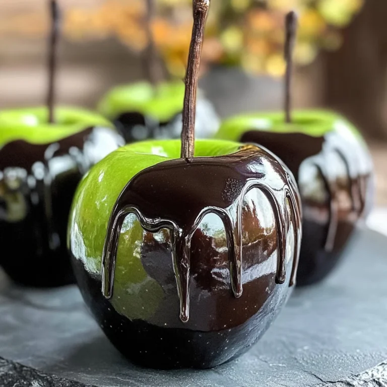 Poison Toffee Apples for Halloween