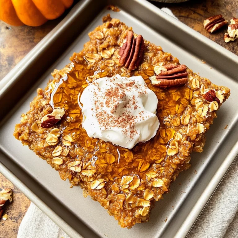 Pumpkin Baked Oatmeal