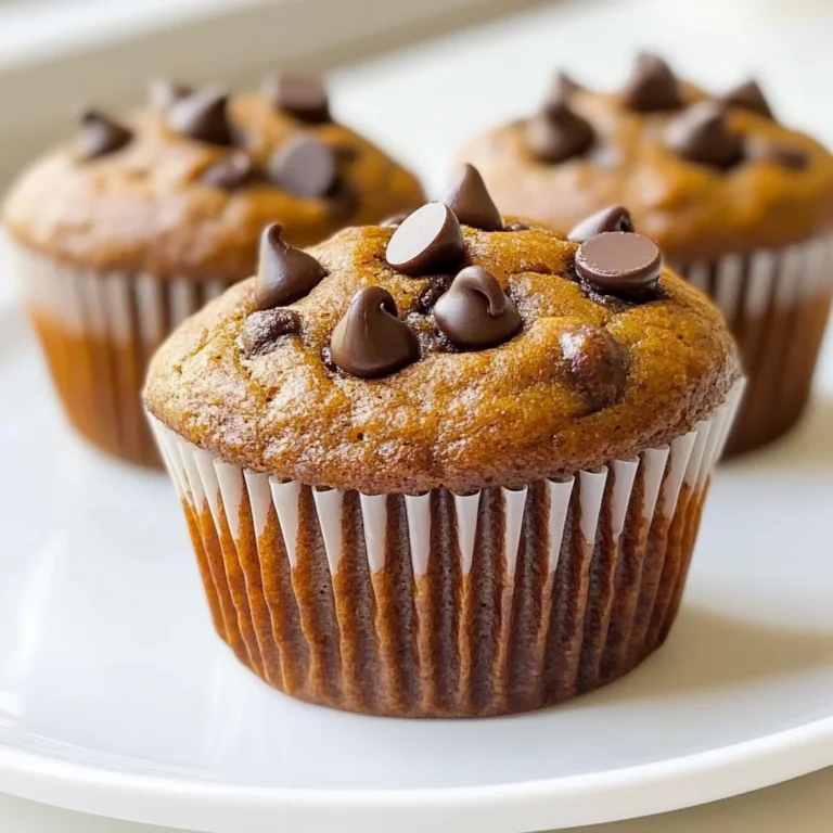 Pumpkin Chocolate Chip Muffins