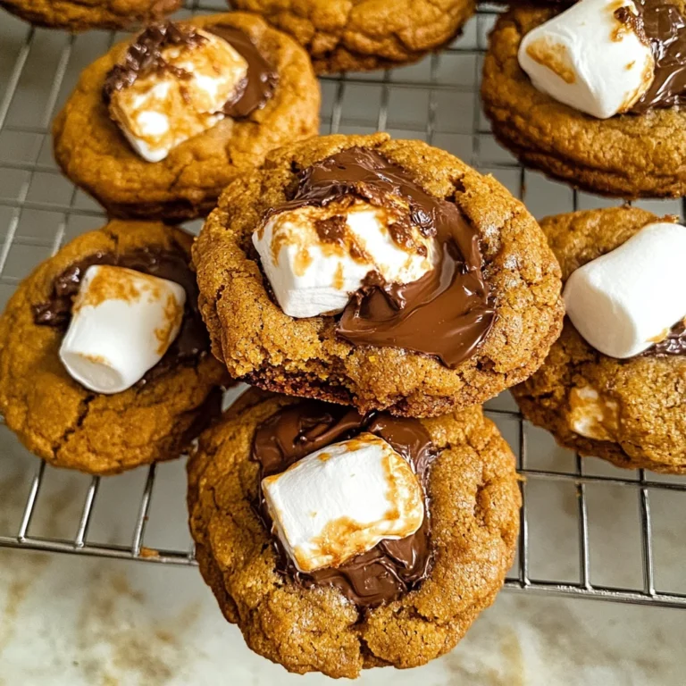Pumpkin S'mores Cookies