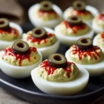 Spooky Deviled Eyeballs