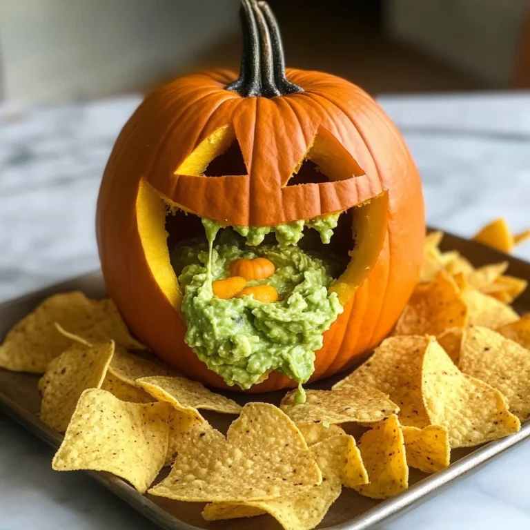 Throwing Up Pumpkin Guacamole Recipe