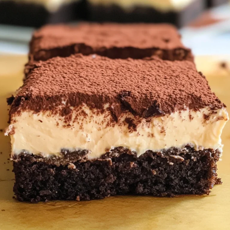 Tiramisu Brownies