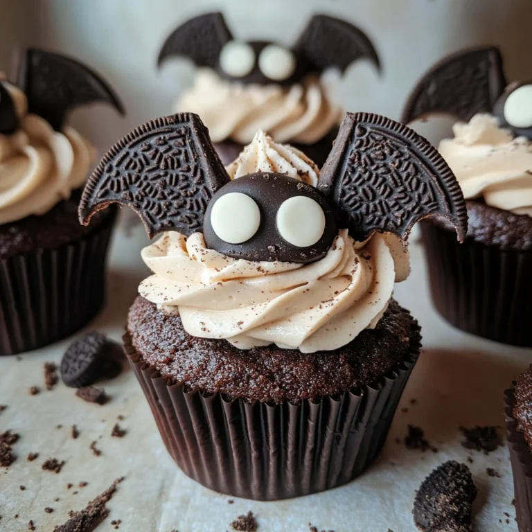 Vegan Oreo Bat Cupcakes