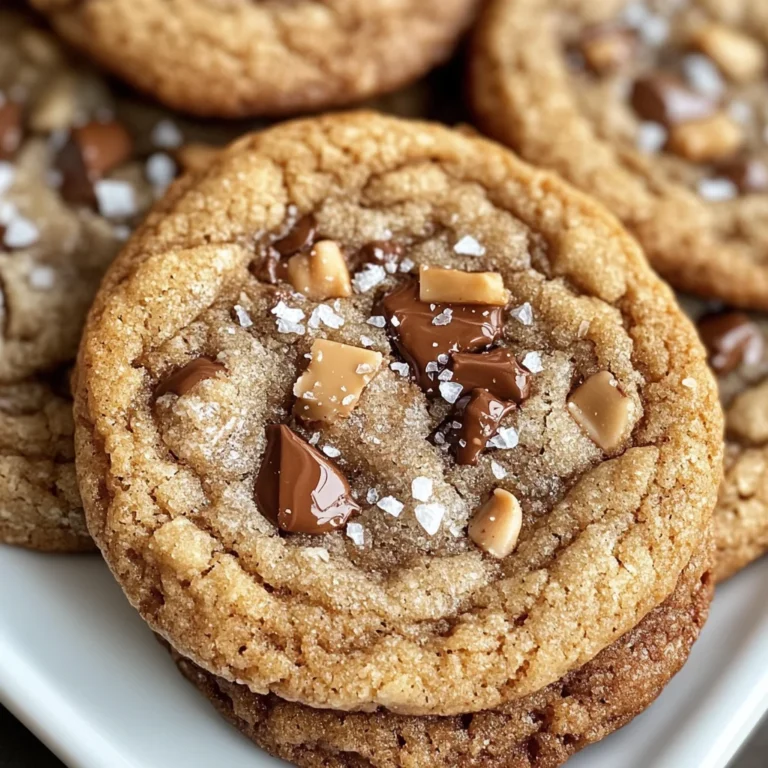Brown Butter Coffee Toffee Cookies