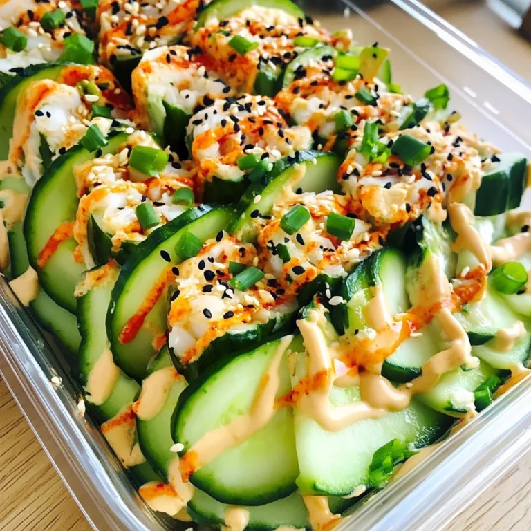 California Roll Cucumber Salad