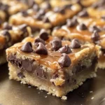 Caramel Chocolate Chip Cookie Bars