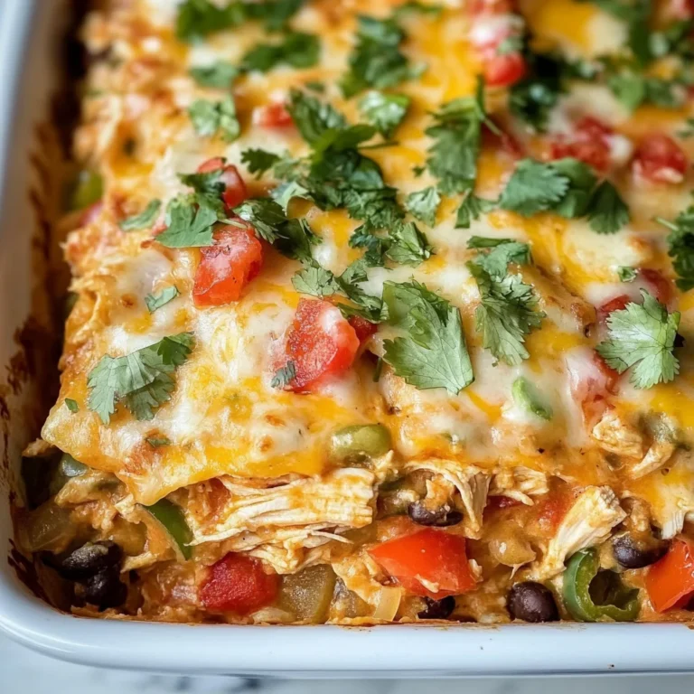 Chicken Burrito Casserole
