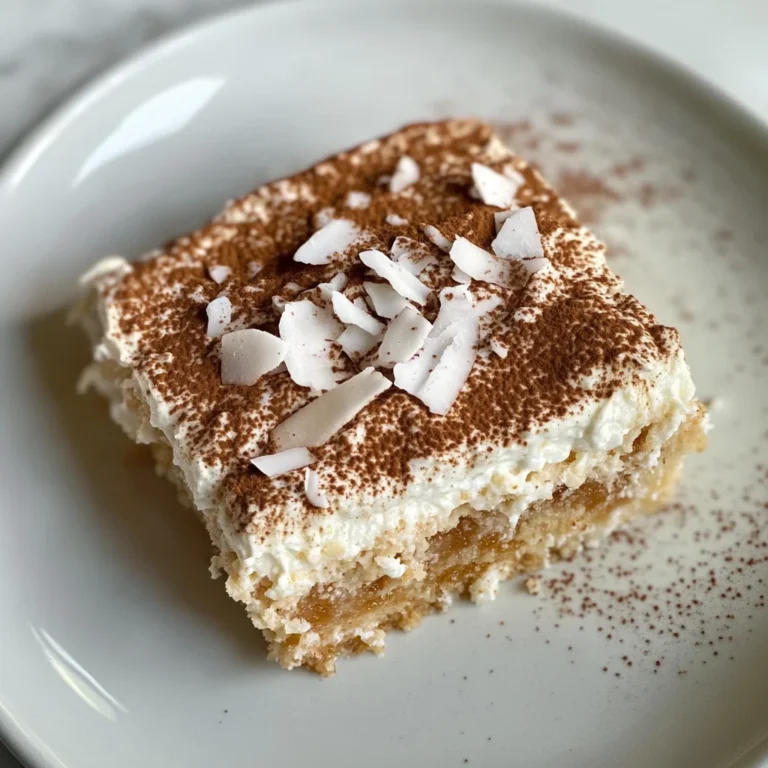 Coconut Rum (Coquito) Tiramisu