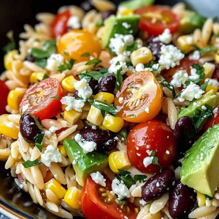Cowboy Orzo Salad