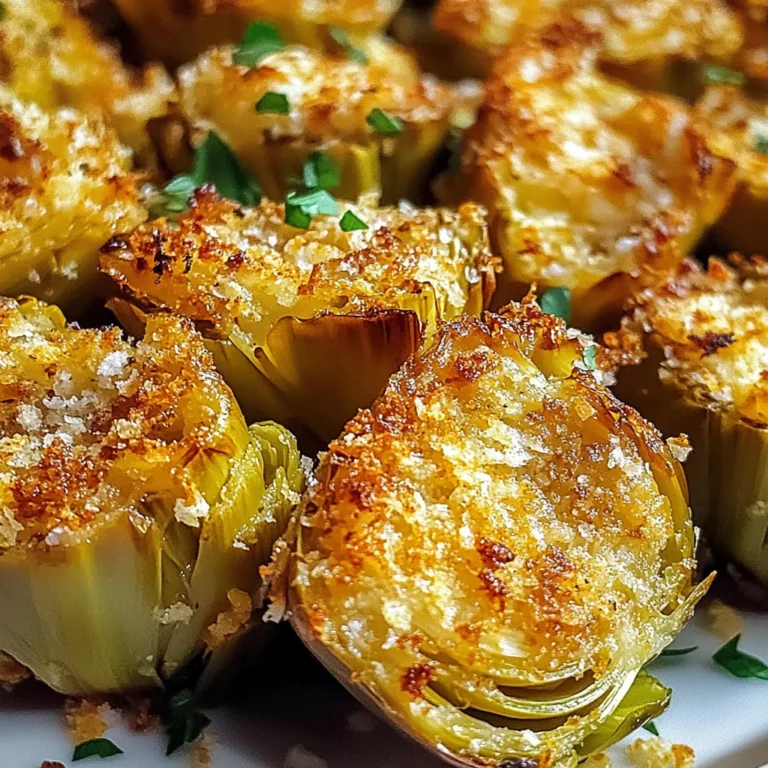Crispy Parmesan Artichoke Hearts