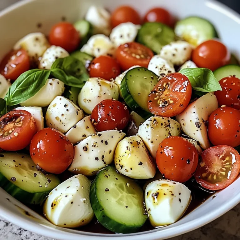 Cucumber Mozzarella Salad