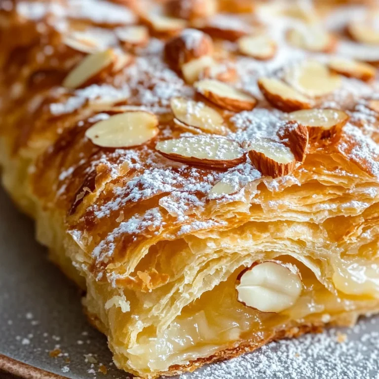 Flaky Sweet Almond Pastry
