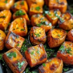 Garlic Butter Roasted Sweet Potatoes: A Delicious and Easy Recipe