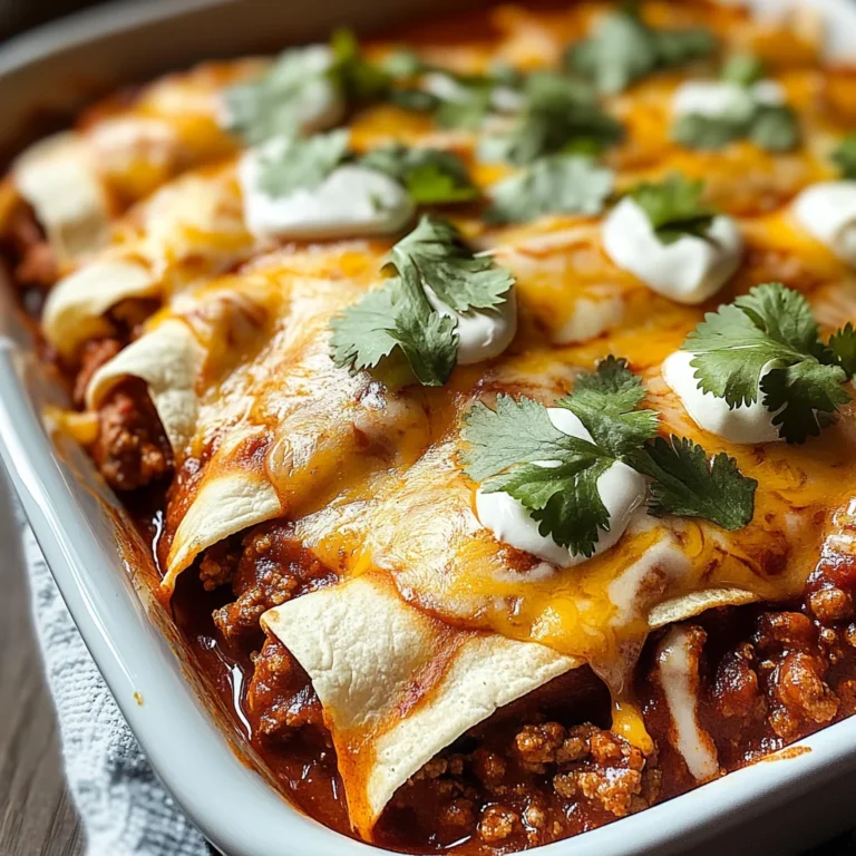 Ground Beef Enchiladas