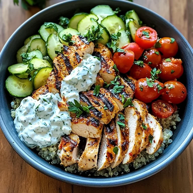 Mediterranean Chicken Bowls