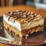 No Bake Peanut Butter Cheesecake Bars