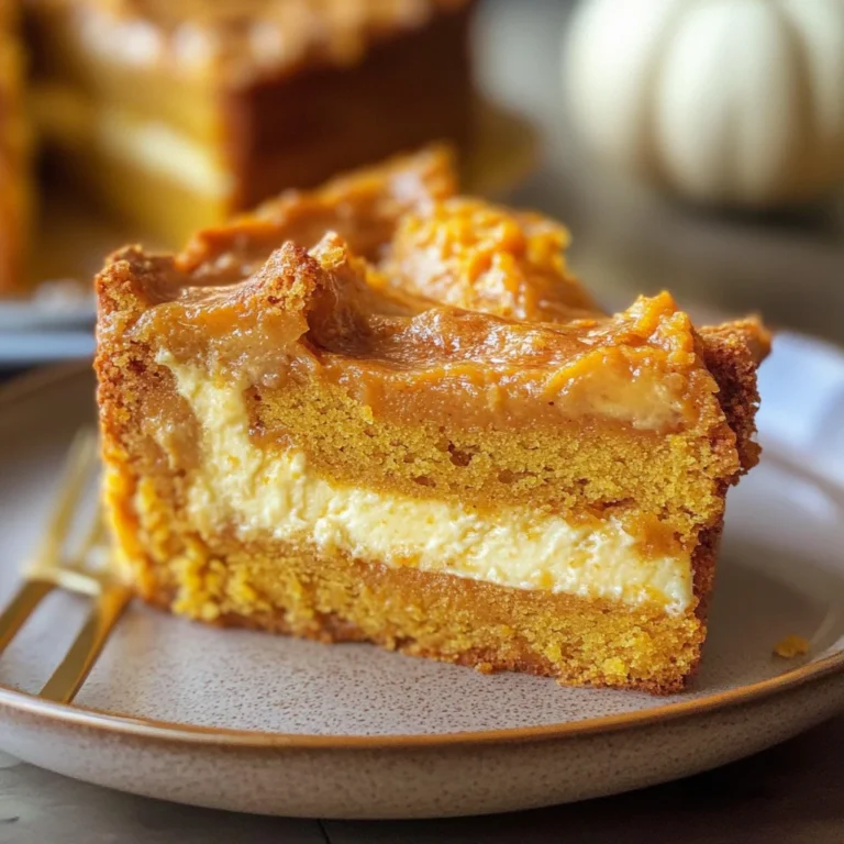 Pumpkin Gooey Butter Cake Recipe