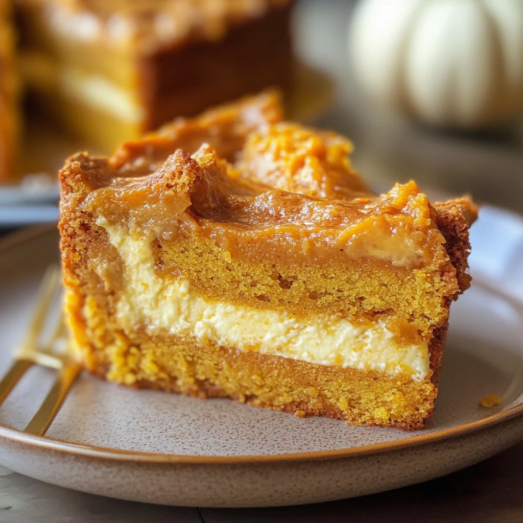 Pumpkin Gooey Butter Cake Recipe