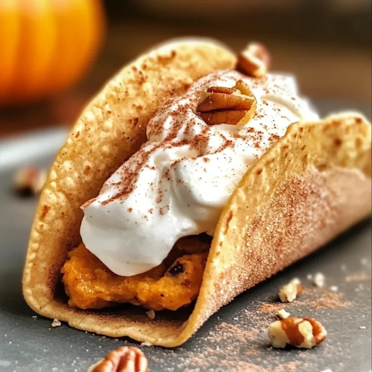 Pumpkin Pie Tacos