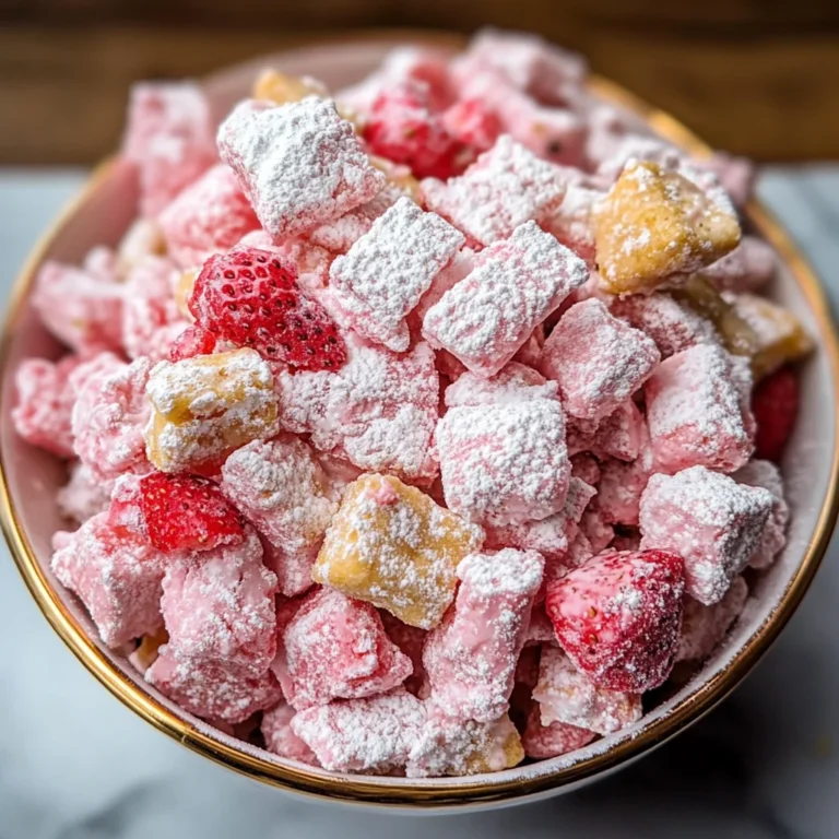 Strawberry Shortcake Puppy Chow